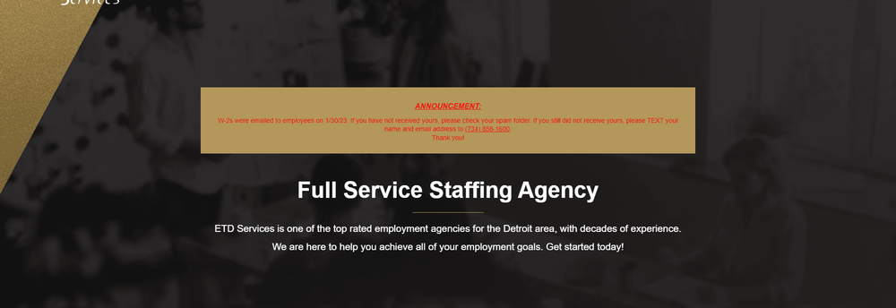 ETD Services cover
