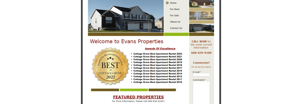 Evans Properties cover