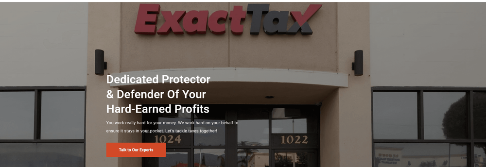 Exact Tax Inc. cover