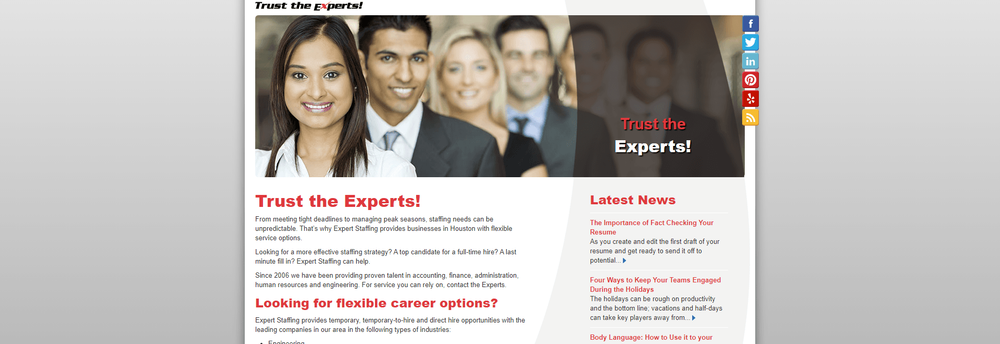 Expert Staffing Company cover