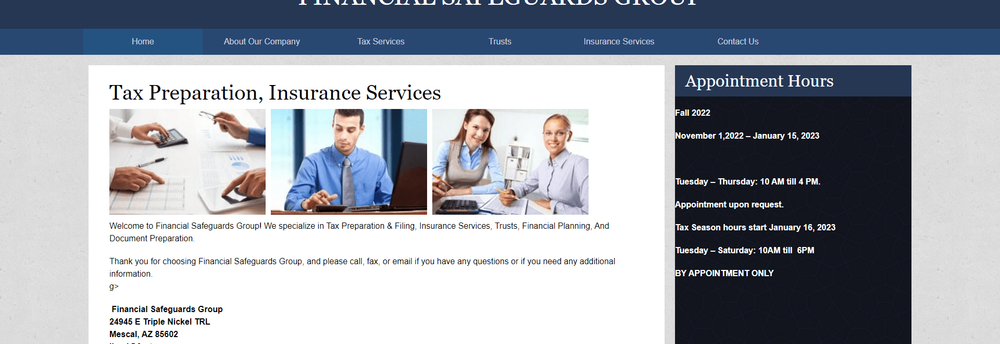 Financial Safeguards Group cover