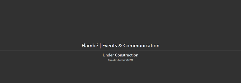 Flambé Events & Communications cover