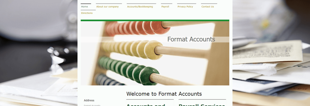 Format Accounts & Bookkeeping cover