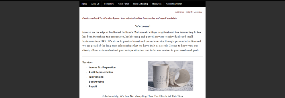 Fox Accounting & Tax Services, Inc. cover