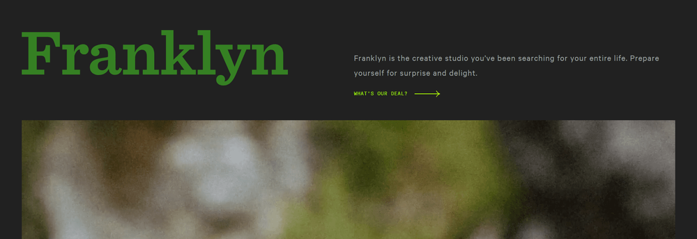 Franklyn cover