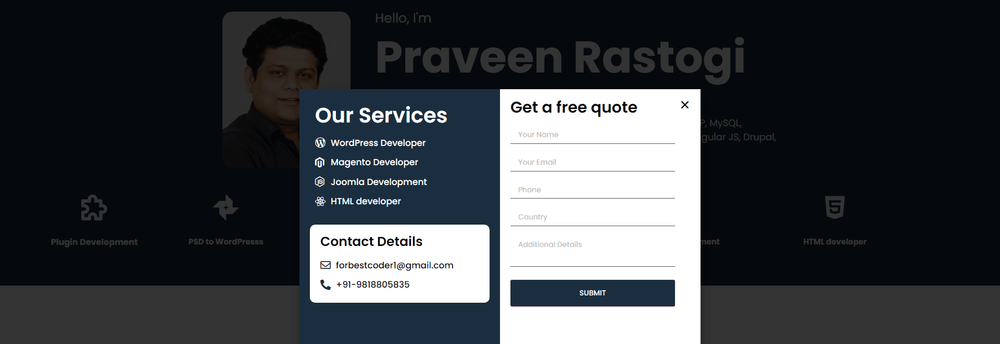 Freelancer Wordpress Developer cover