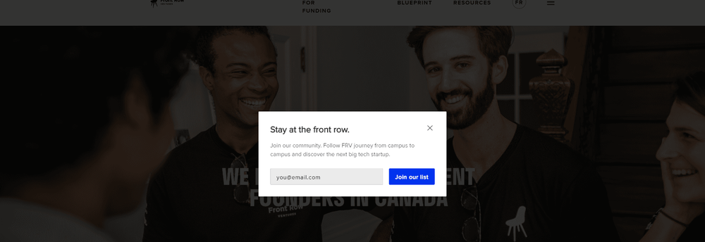 Front Row Ventures cover