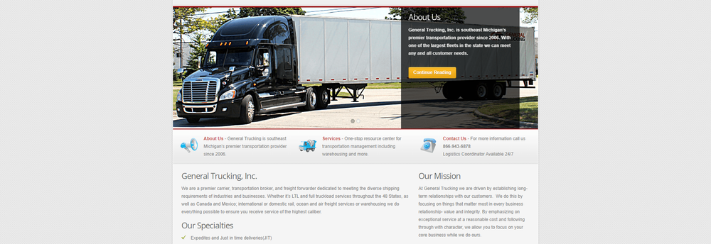 General Trucking Inc. cover