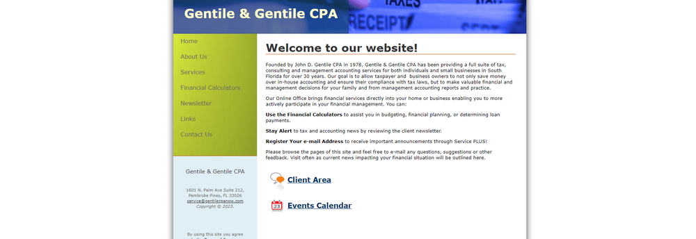 Gentile & Gentile CPA cover
