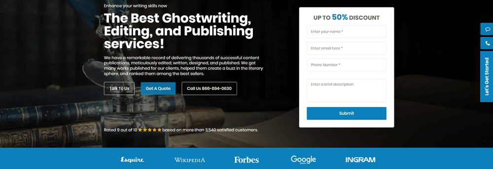 Ghost Writer Experts cover