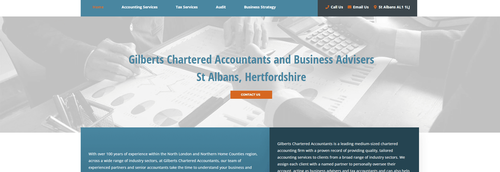 Gilberts Chartered Accountants cover