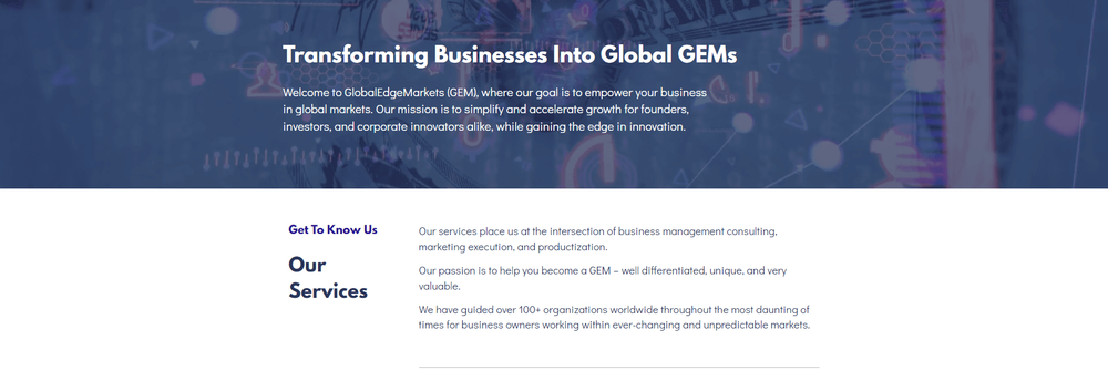 GlobalEdgeMarkets cover