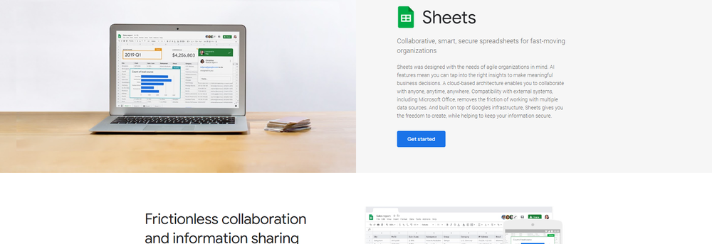 Google Sheets cover