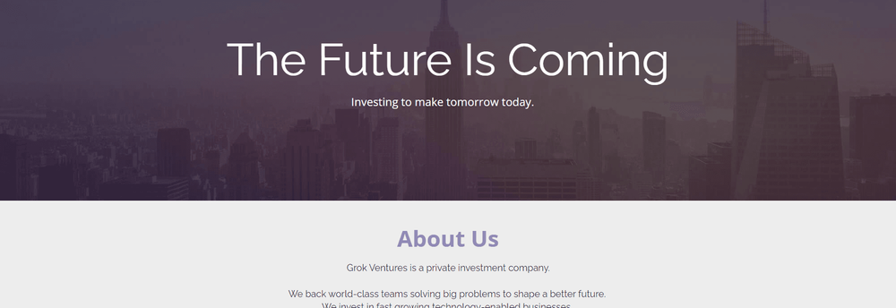 Grok Ventures cover