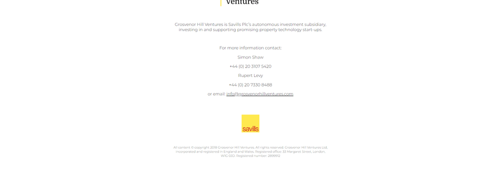 Grosvenor Hill Ventures cover