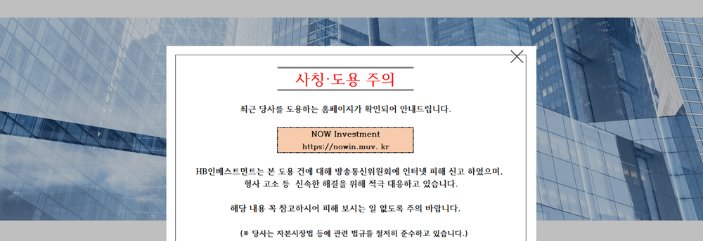 HB Investment cover