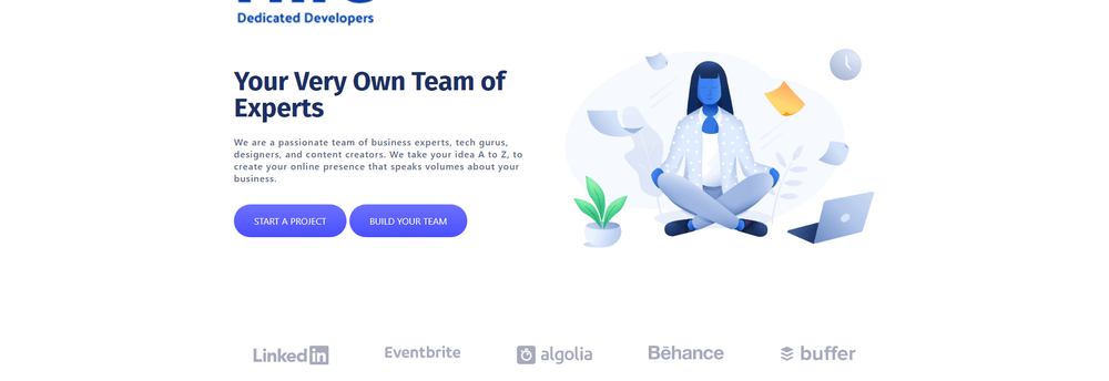 Hire Dedicated Developers cover