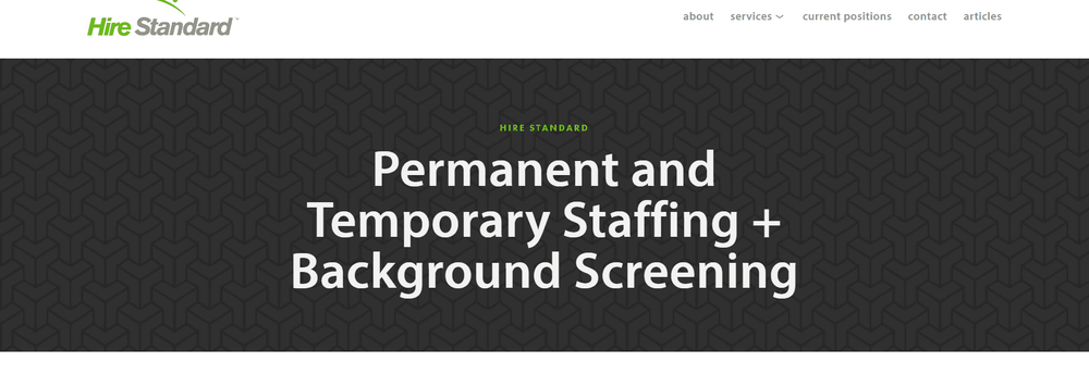 Hire Standard Inc cover
