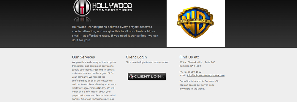 Hollywood Transcriptions cover