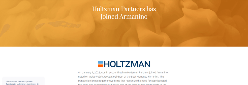 Holtzman Partners cover