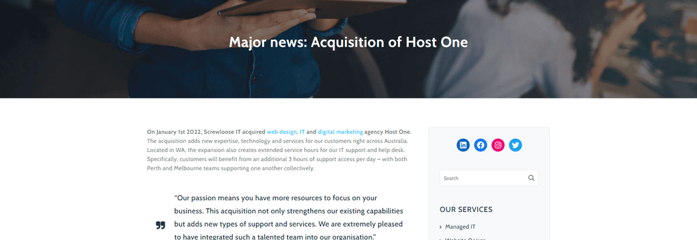 Host One cover
