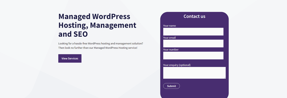 Hosted WP cover