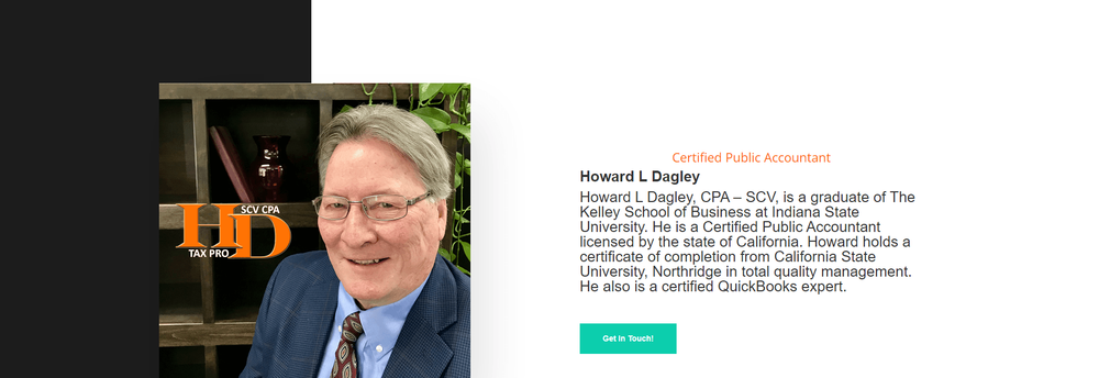 Howard L Dagley, CPA cover
