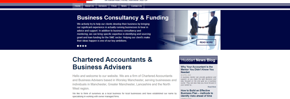 Huddart Chartered Accountants cover