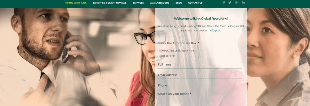 iLink Global Recruiting cover