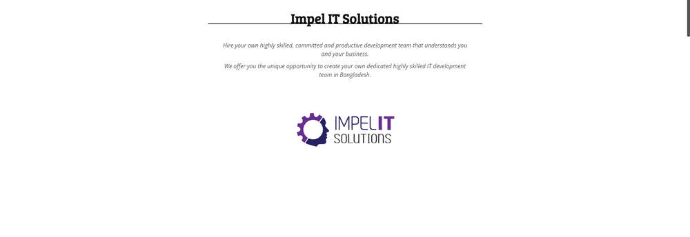 Impel IT Solutions cover