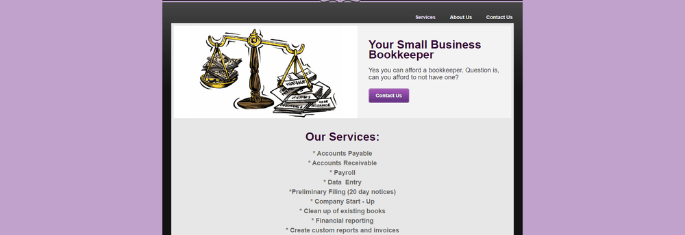 In Balance Bookkeeping Services cover