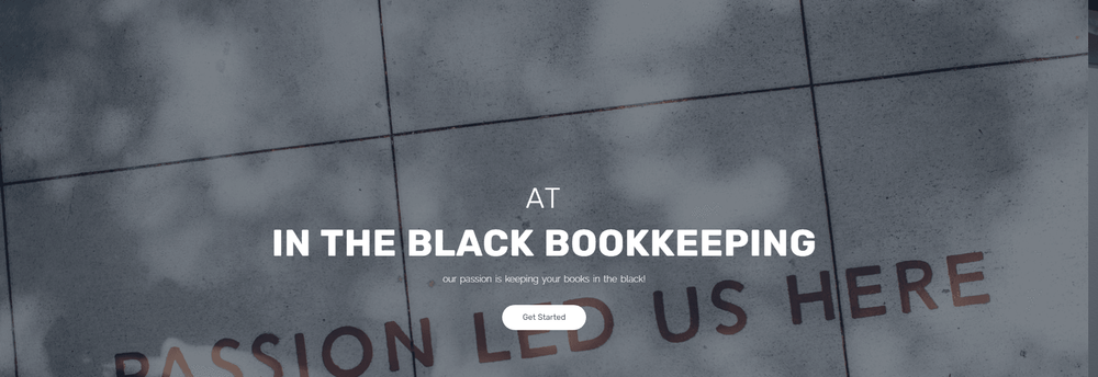In The Black Bookkeeping cover