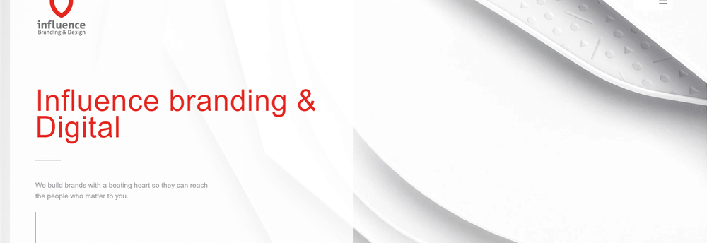 influence branding & design cover
