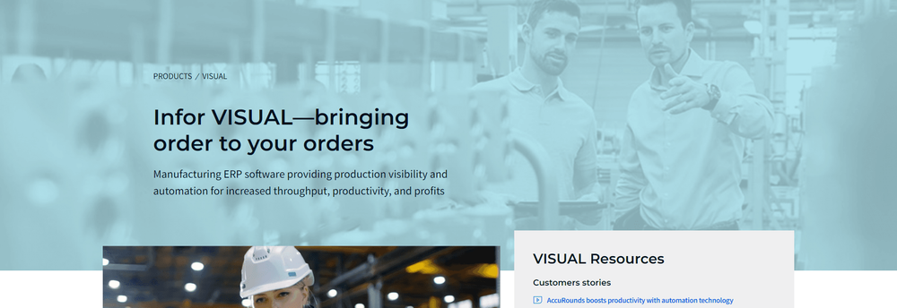 Infor VISUAL cover