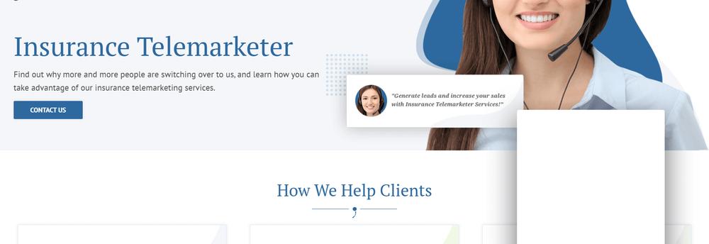 Insurance Telemarketer cover