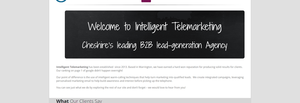 Intelligent Telemarketing cover