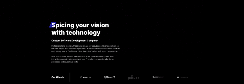 IntelVision | IT Software Development cover
