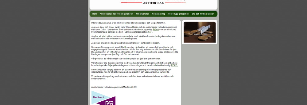 Internredovisning AB cover