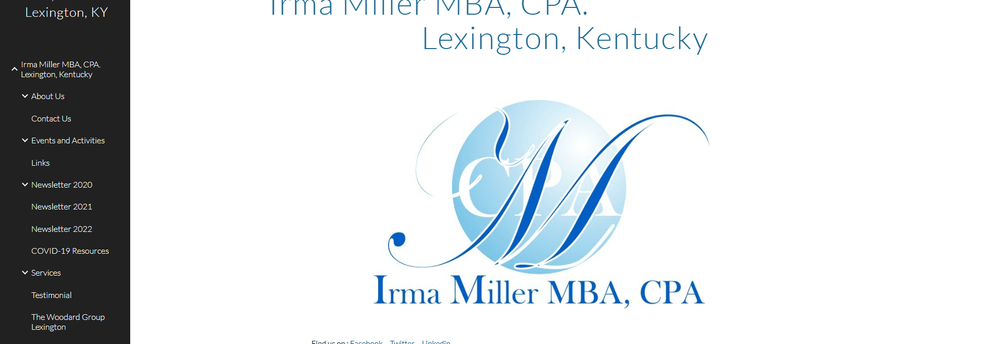 Irma Miller MBA CPA cover