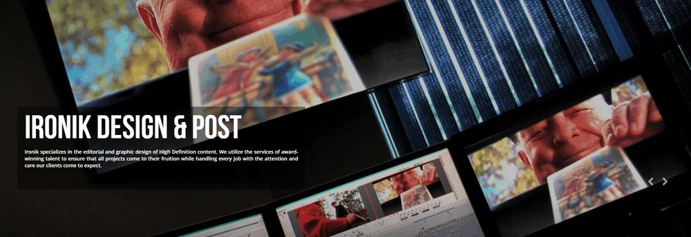 Ironik Design & Post cover