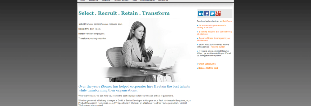 ISOURCE SERVICES cover