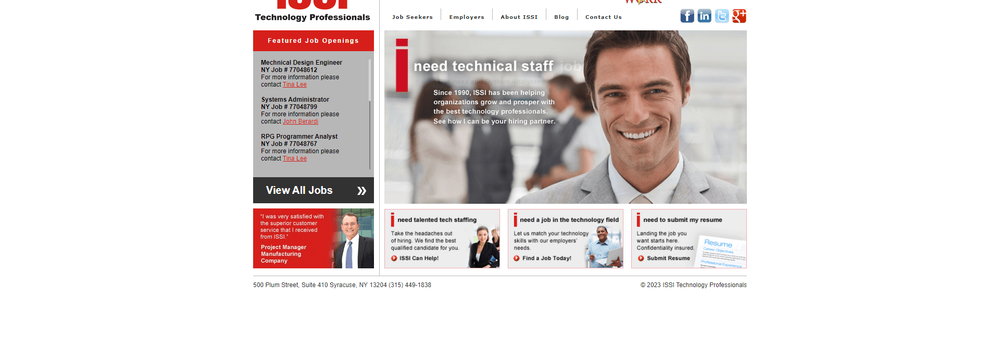 ISSI Technology Professionals cover