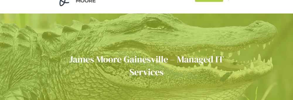 James Moore Technology Gainesville FL cover