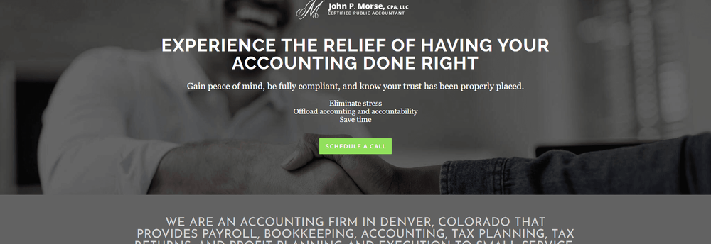 John P. Morse, CPA, LLC cover