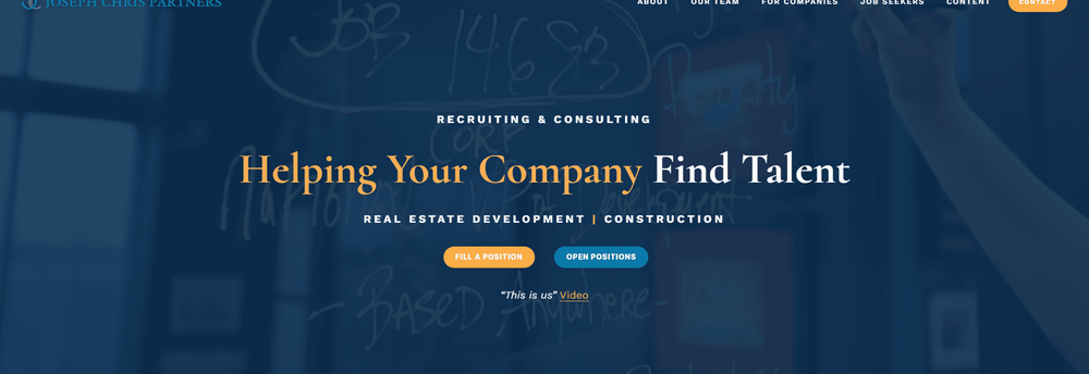 Joseph Chris Partners Executive Recruiting Search cover