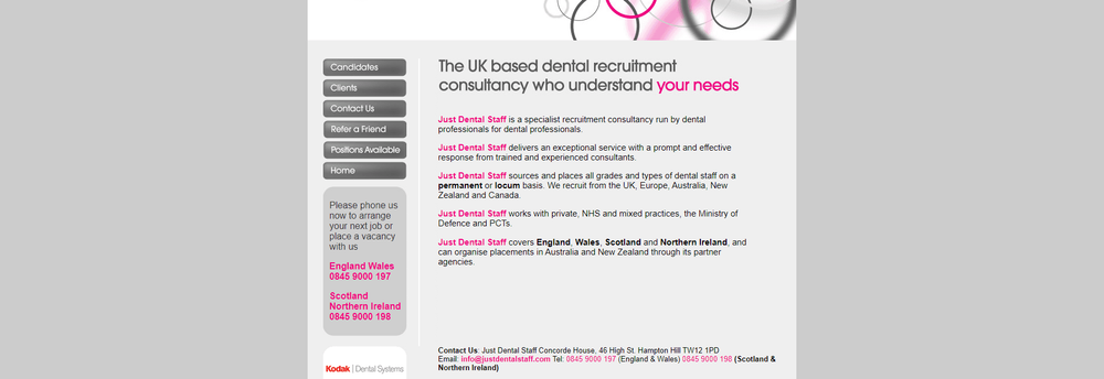 Just Dental Staff cover