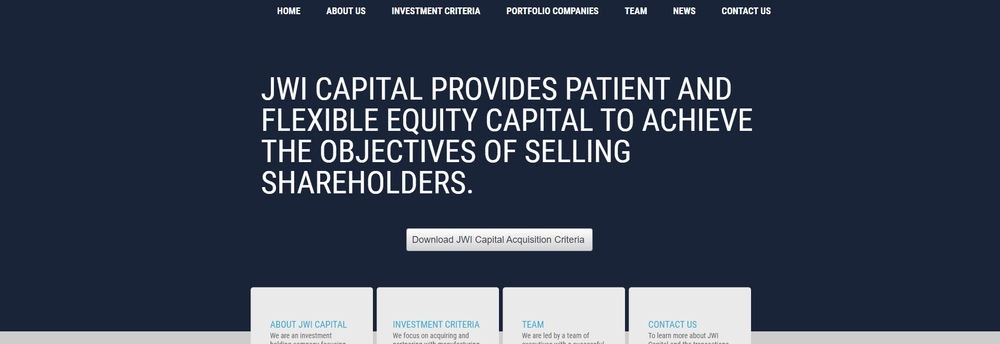 JWI Capital cover