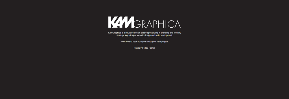 KAMGRAPHICA cover