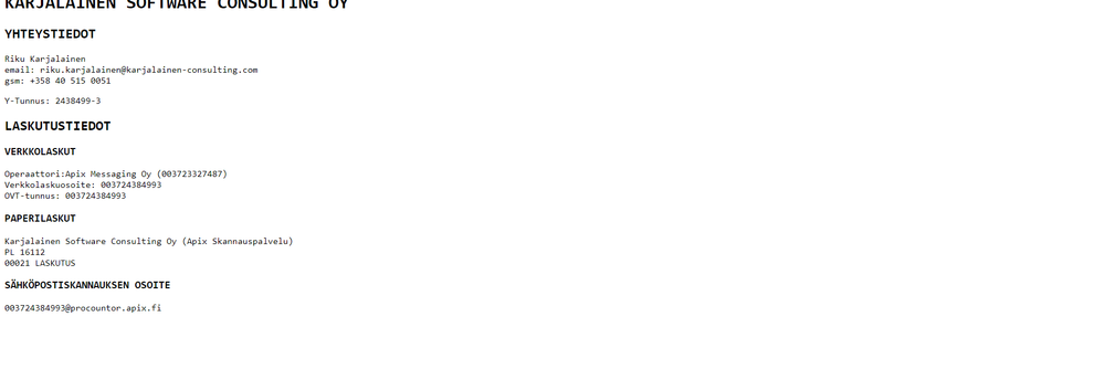 Karjalainen Software Consulting Oy cover