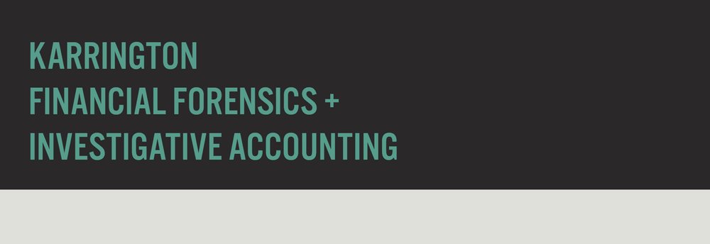 Karrington Financial Forensics cover